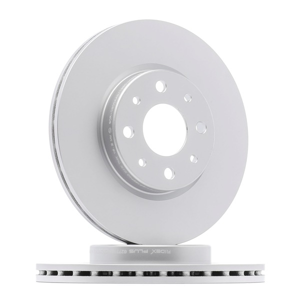 RIDEX PLUS 82B0068P: Bremžu diski Priekšējais tilts, Ø: 257mm, ar iekšējo ventilāciju, Ø: 257mm, pārklāts, bez riteņu stiprināšanas skrūvēm, bez riteņa rumbas