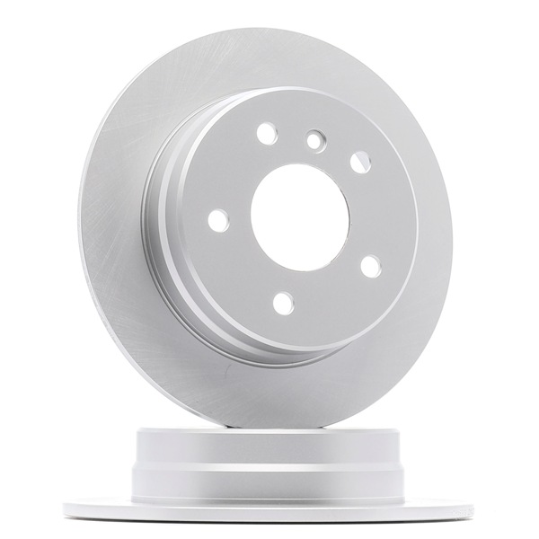 RIDEX PLUS 82B0075P: Bremsscheibe Hinterachse, Ø: 258mm, voll, Ø: 258mm, beschichtet, mit Schrauben