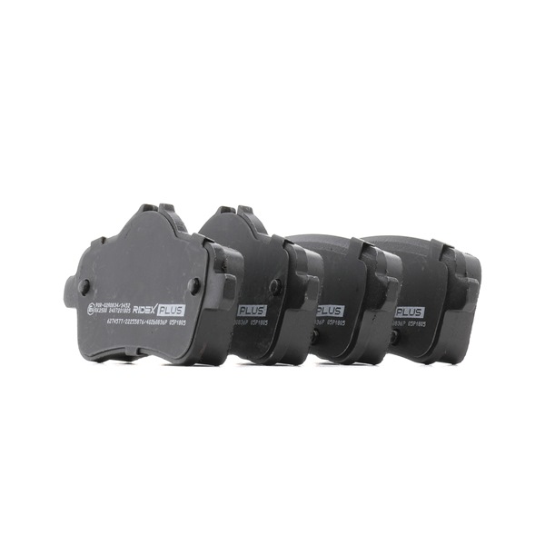 RIDEX PLUS 402B0836P Brzdové platničky MERCEDES-BENZ Trieda M (W166) 243 KS nafta cena