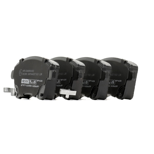 RIDEX PLUS 402B0609P: Bremsbeläge Vorderachse