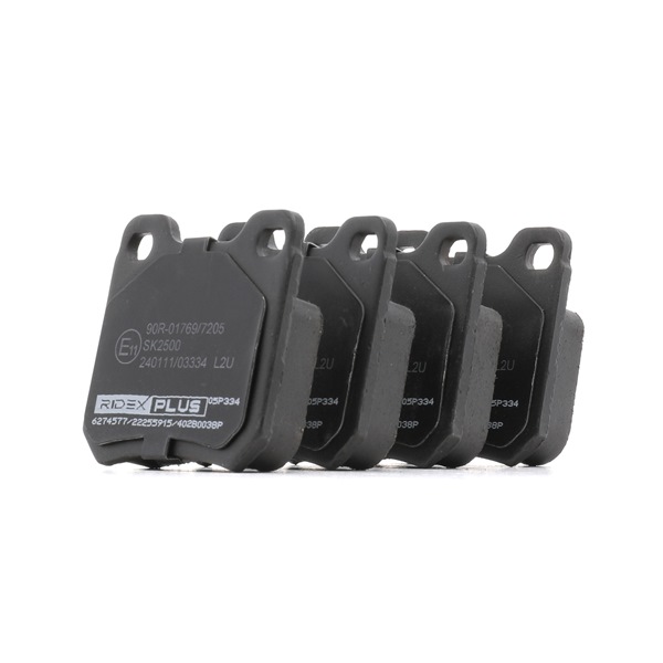 RIDEX PLUS 402B0038P Bremsbeläge OPEL VECTRA B (36_) 116 PS Benzin Kosten