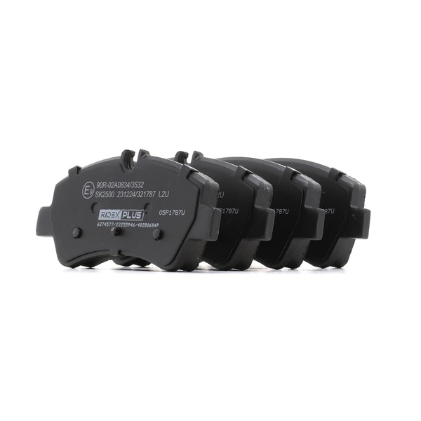 RIDEX PLUS 402B0684P Bromsbelägg FORD Transit Mk7 Skåpbil (V363, FCD, FDD) 165 hk Diesel kostnad