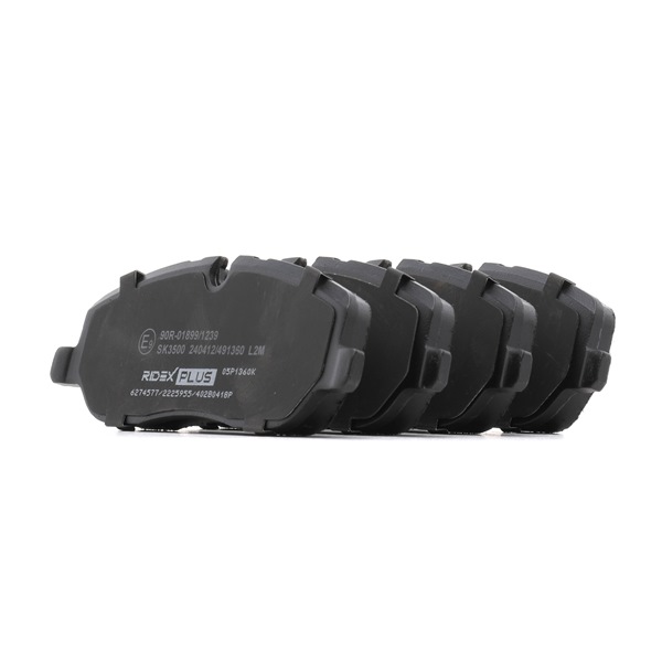RIDEX PLUS 402B0418P: Bremsbeläge Vorderachse