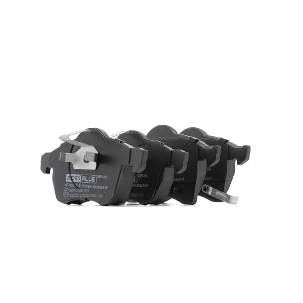 RIDEX PLUS 402B0691P: Piduriklotsid Esisild, koos stopperrõngaga