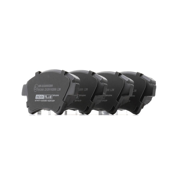 RIDEX PLUS 402B1525P Τακάκια φρένων RENAULT SCENIC 2 (JM0/1) 125 PS Πετρέλαιο κόστος