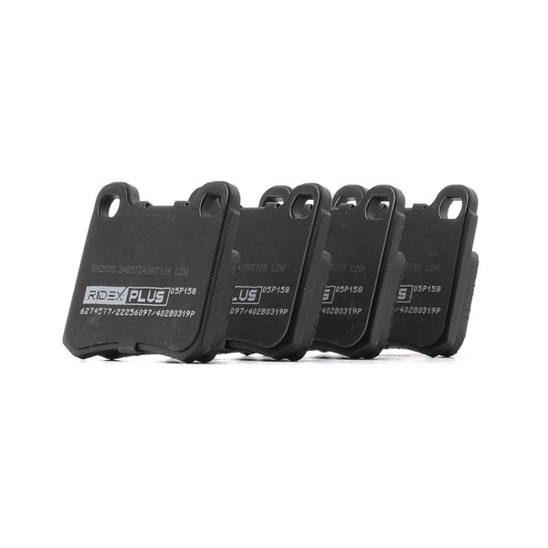 RIDEX PLUS 402B0319P: Bremsbeläge Hinterachse