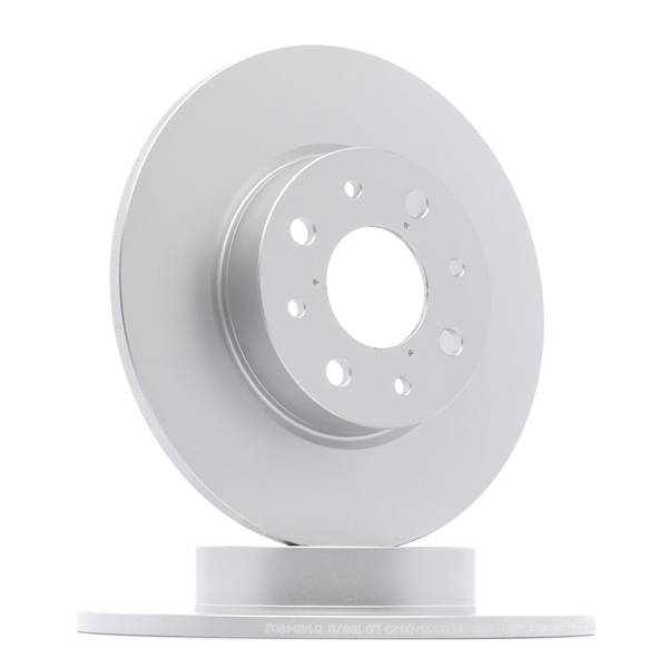RIDEX PLUS 82B0469P: Disco de freno Eje trasero, Ø: 251mm, macizo, Ø: 251mm, revestido