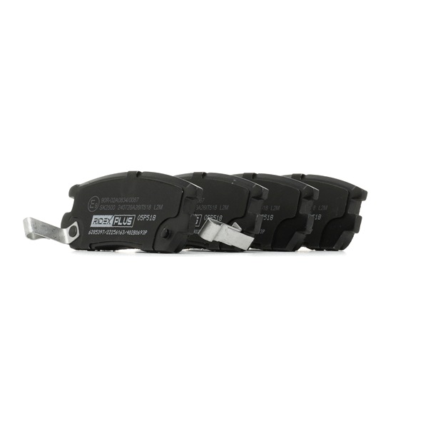 RIDEX PLUS 402B0693P Bremseklodser MITSUBISHI PAJERO 2 Canvas Top (V2W, 54W) 99 HK Diesel hvad koster