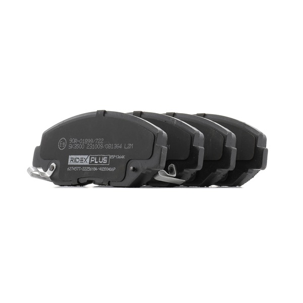 RIDEX PLUS 402B0406P Комплект спирачно феродо, дискови спирачки HONDA CR-V 2 (RD) 160 K.C. бензин цена