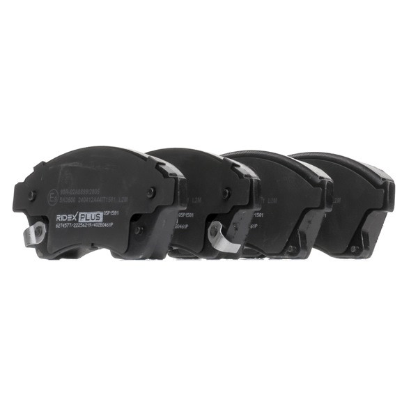 RIDEX PLUS 402B0461P Τακάκια φρένων CHEVROLET CRUZE (J300) 140 PS Βενζίνη/αιθανόλη κόστος