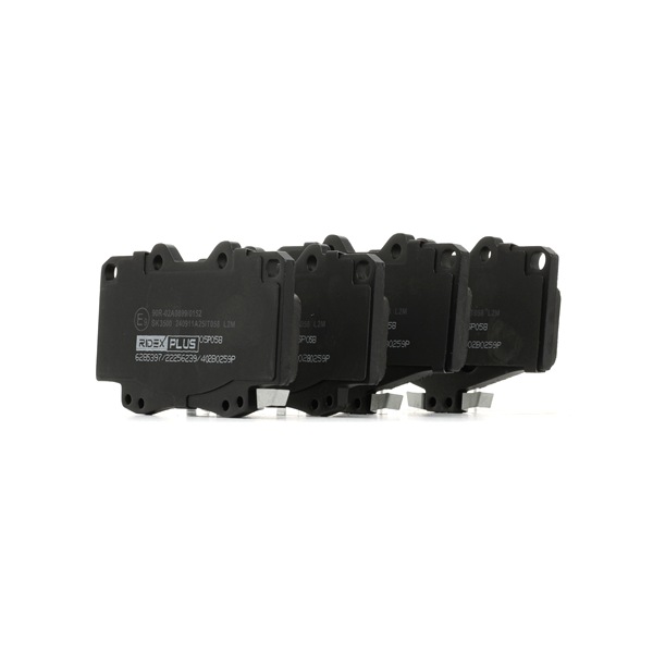 RIDEX PLUS 402B0259P Комплект спирачно феродо, дискови спирачки TOYOTA LAND CRUISER (PZJ7_, KZJ7_, HZJ7_, BJ7_, LJ7_, RJ7_) 98 K.C. дизел цена