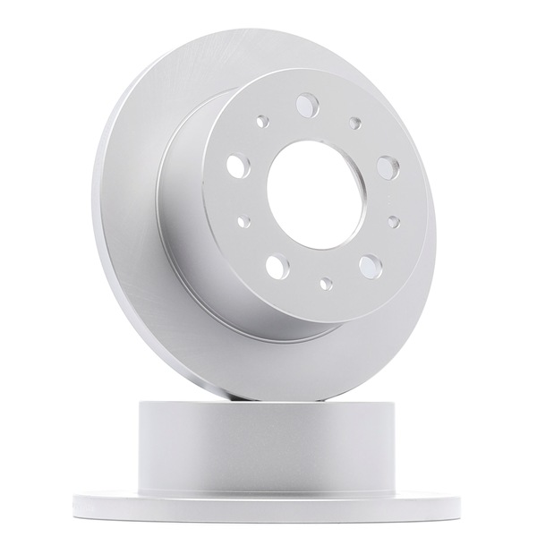 RIDEX PLUS 82B0600P: Féktárcsa hátsótengely, Ø: 280mm, tele, Ø: 280mm, bevonatolt, kerékrögzítő csavar nélkül, kerékagy nélkül