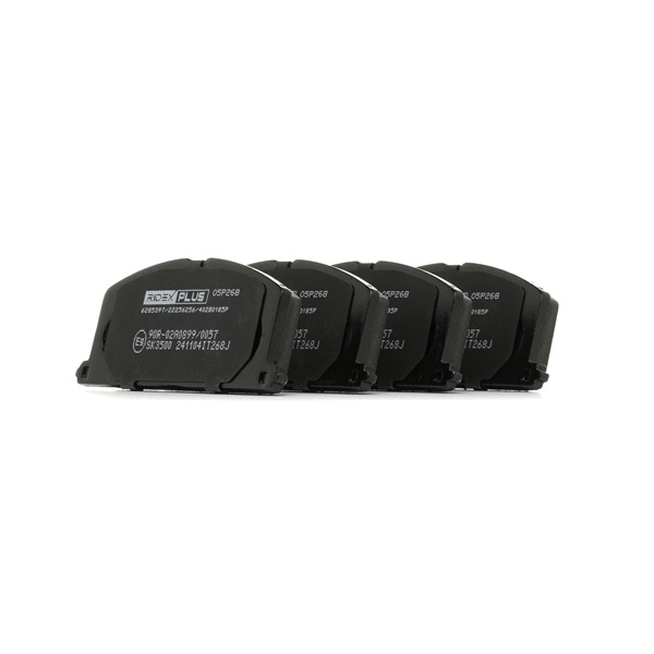 RIDEX PLUS 402B0185P Комплект спирачно феродо, дискови спирачки TOYOTA STARLET (EP91) 85 K.C. бензин цена