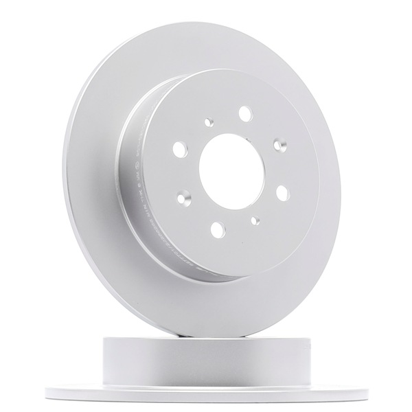 RIDEX PLUS 82B0241P: Disco de freno Eje trasero, Ø: 260mm, macizo, Ø: 260mm, barnizado