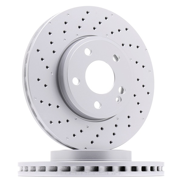 RIDEX PLUS 82B0750P: Bremsscheibe Vorderachse, Ø: 295mm, gelocht, innenbelüftet, Grauguss, Ø: 295mm, beschichtet, ohne Radbefestigungsbolzen, ohne Radnabe