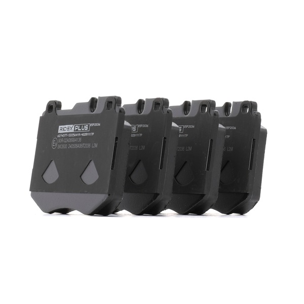RIDEX PLUS 402B1117P Комплект спирачно феродо, дискови спирачки MERCEDES-BENZ C-класа Кабрио (A205) 245 K.C. бензин цена