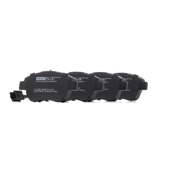 RIDEX PLUS 402B0037P Комплект спирачно феродо, дискови спирачки FIAT Doblo Комби (119_, 223_) 70 K.C. дизел цена