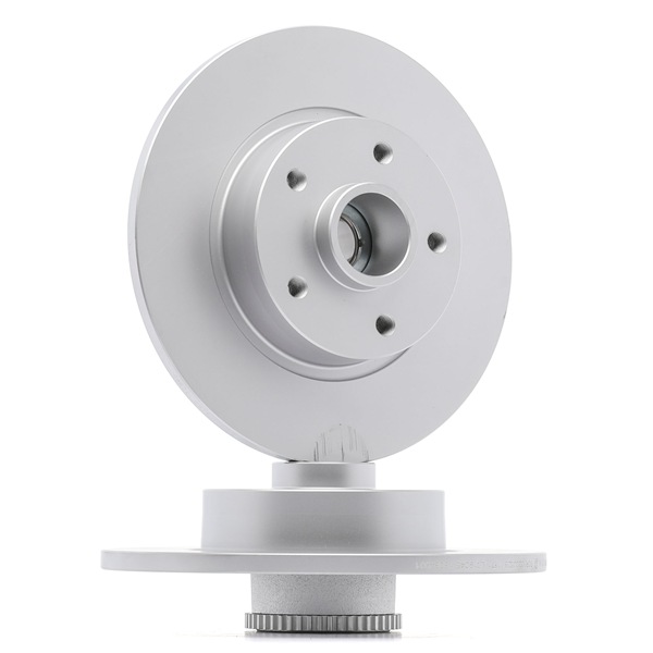 RIDEX PLUS 82B1677P: Remschijf Achteras, Ø: 280mm, volledig, Ø: 280mm, Gecoat, Met ABS sensorring, Met wiellager, Met wielnaaf