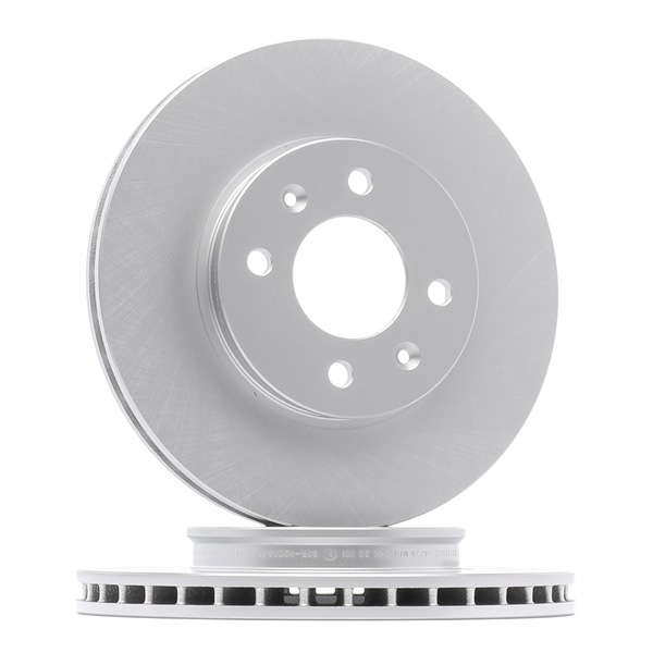 RIDEX PLUS 82B1670P: Féktárcsa elsőtengely, Ø: 256mm, belső hűtésű, Ø: 256mm, bevonatolt, kerékagy nélkül, kerékcsapágy nélkül, kerékrögzítő csavar nélkül