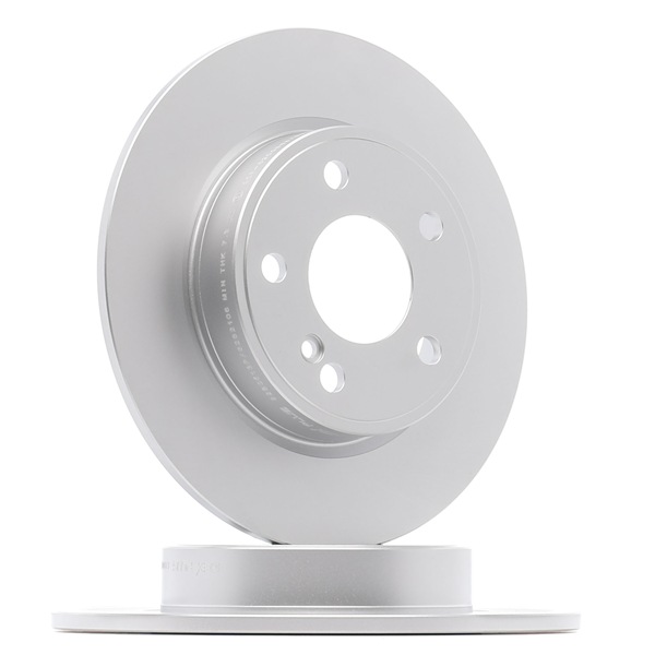 RIDEX PLUS 82B0513P: Bremsscheibe Hinterachse, Ø: 276,1mm, voll, Grauguss, Ø: 276,1mm, beschichtet, ohne Radbefestigungsbolzen, ohne Radnabe