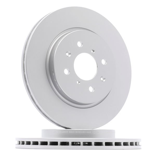 RIDEX PLUS 82B0922P: Féktárcsa elsőtengely, Ø: 272mm, belső hűtésű, Ø: 272mm, bevonatolt, kerékrögzítő csavar nélkül, kerékagy nélkül