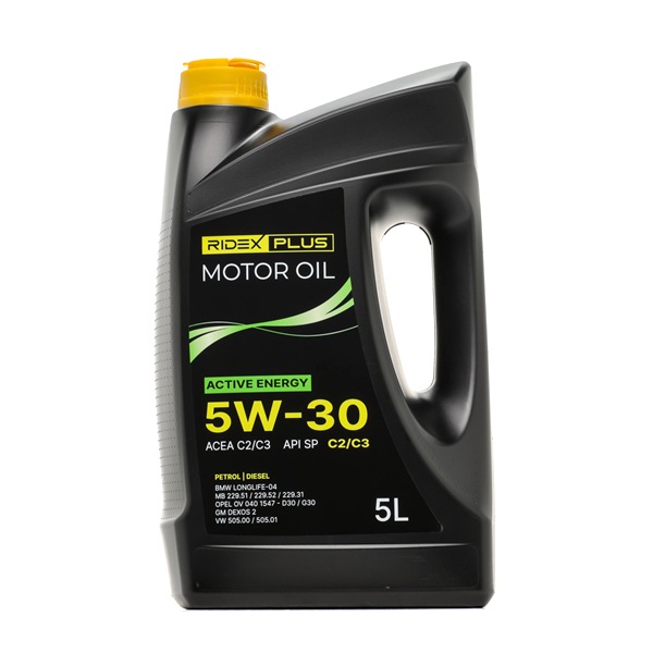 RIDEX PLUS 1862O0086P: Huile moteur 5I, 5W-30 Active Energy