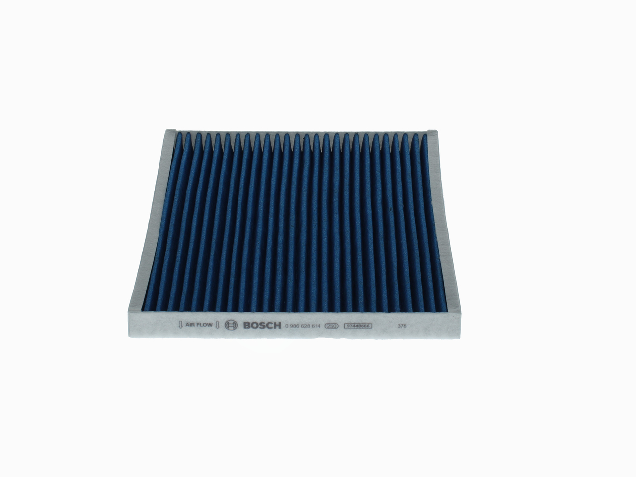 BOSCH 0 986 628 614 Innenraumfilter FILTER+pro Aktivkohlefilter, mit antibakterieller Wirkung, Partikelabscheiderate >98% für 2,5µm (Feinstaub), mit antiallergischer Wirkung, mit antiviraler Wirkung, mit fungizider Wirkung