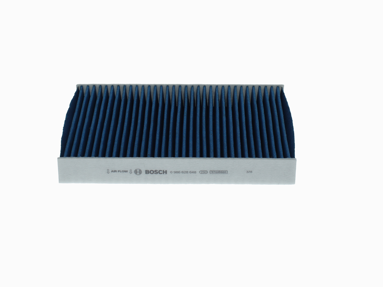 BOSCH 0 986 628 648: Innenraumfilter FILTER+pro Aktivkohlefilter, mit antibakterieller Wirkung, Partikelabscheiderate >98% für 2,5µm (Feinstaub), mit antiallergischer Wirkung, mit antiviraler Wirkung, mit fungizider Wirkung