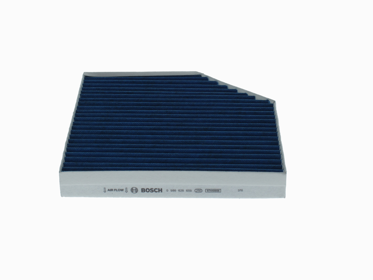 BOSCH 0 986 628 659: Filtro de habitáculo FILTRO+pro Filtro de carbón activado, con efecto bactericida, Índice de sep. de partículas > 98 % para 2,5 µm (polvo fino), con efecto antialérgico, con efecto antiviral, con efecto fungicida