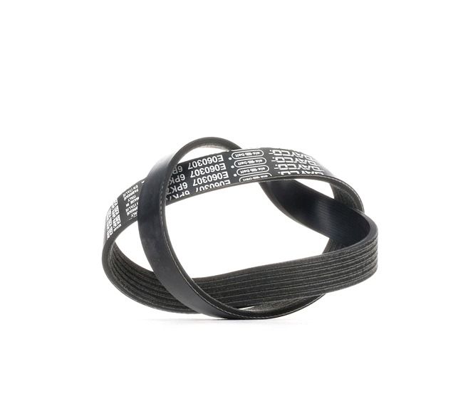 DAYCO 6PK780EE: Ozubený klínový řemen 780,0mm, Počet žeber: 6