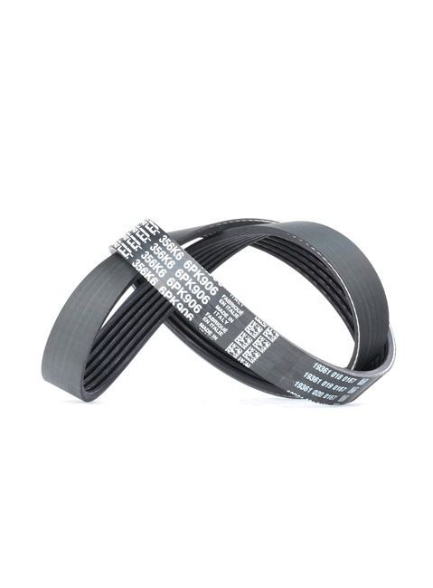 DAYCO 6PK906: Courroie Poly-V 906,0mm, Nombre de gorges: 6