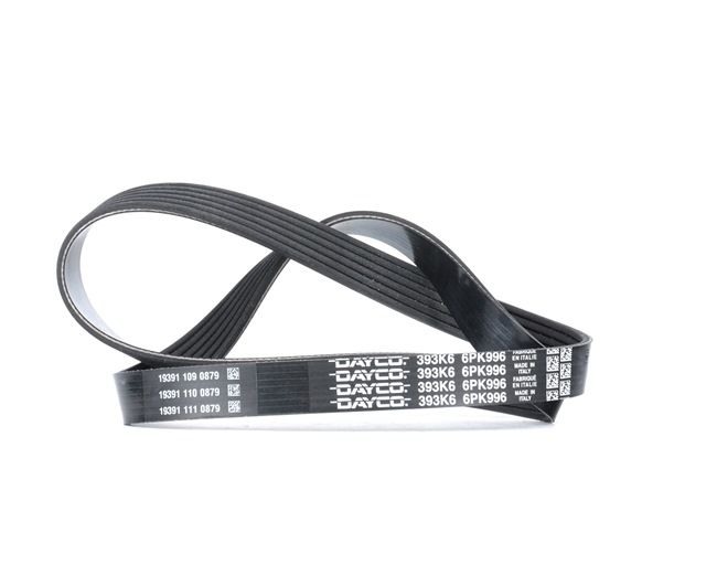 DAYCO 6PK996: Curea transmisie cu caneluri 996,0mm, Numar nervuri: 6