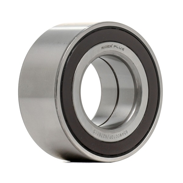RIDEX PLUS 654W0010P: Wiellagerset Vooras links en rechts, Met sleuf, Met ingebouwde magnetische sensorring