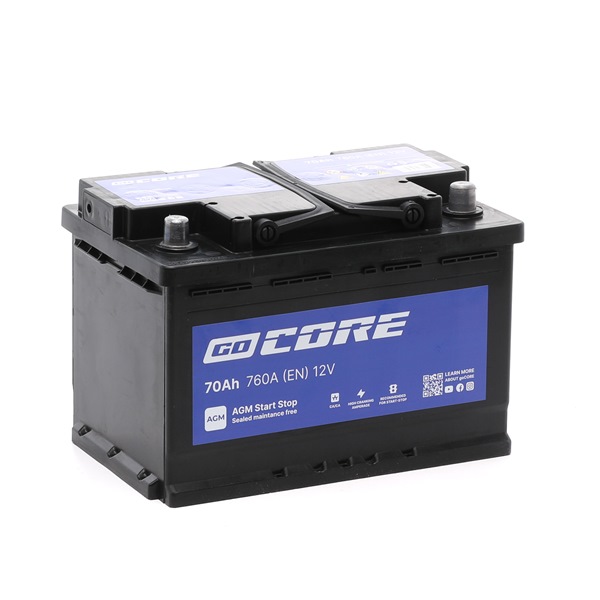 goCORE GCA0002: Starterio akumuliatorius