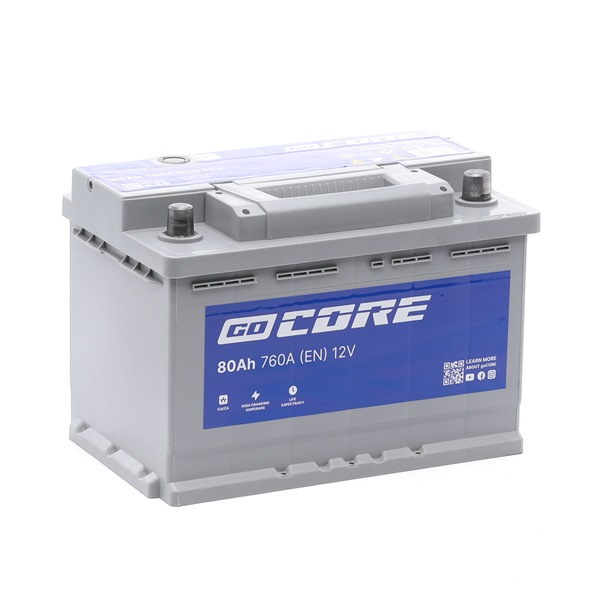 goCORE GCA0007: Starterio akumuliatorius