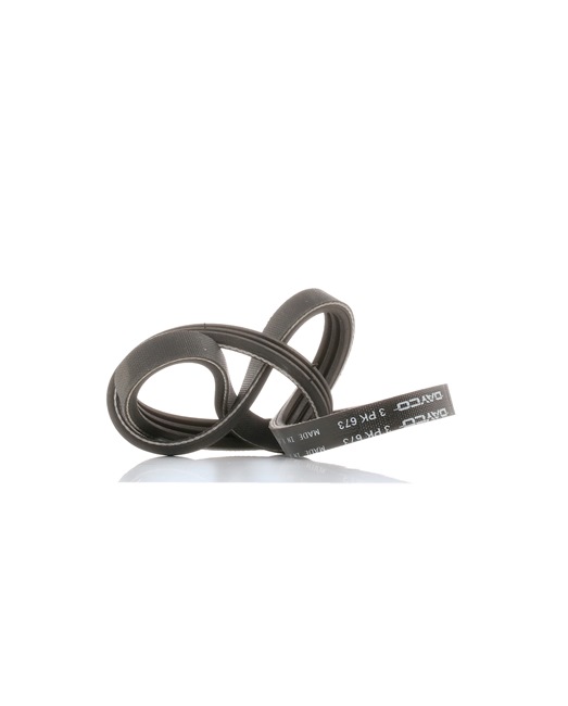 DAYCO 3PK673: Moniurahihna 673,0mm, Kiiloja: 3