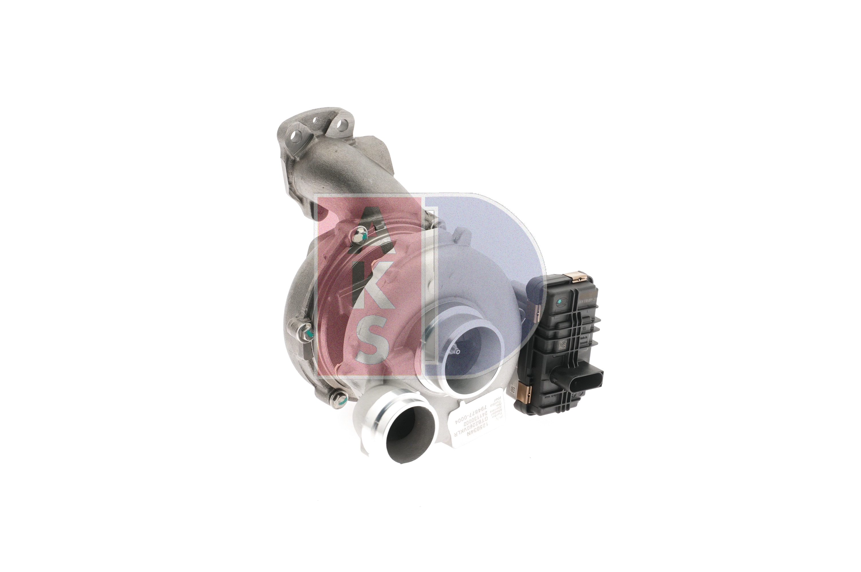 AKS DASIS 125034N: Turbosuflantă cu garnituri, fara galerie evacuare