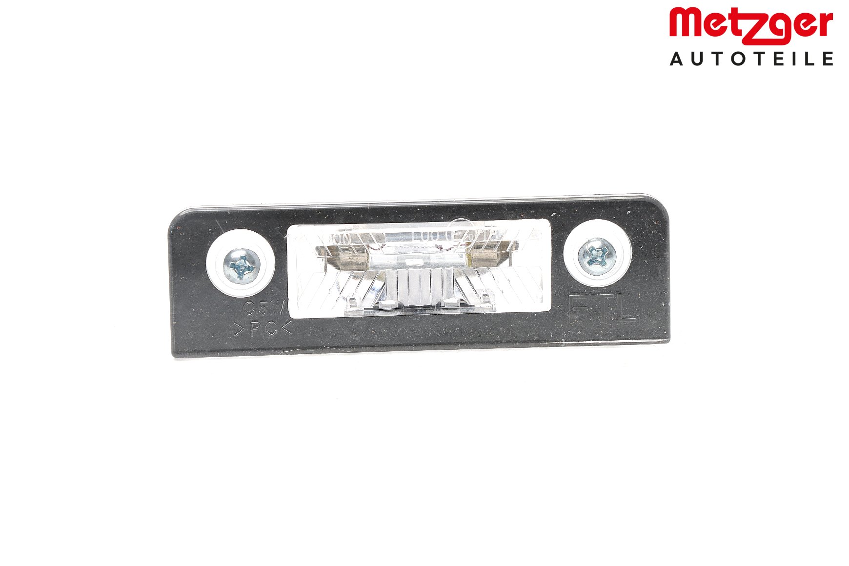 METZGER 2080019: Éclairage de plaque d'immatriculation gauche, droit, avec porte-lampe, avec ampoule, avec signe d'homologation CEE