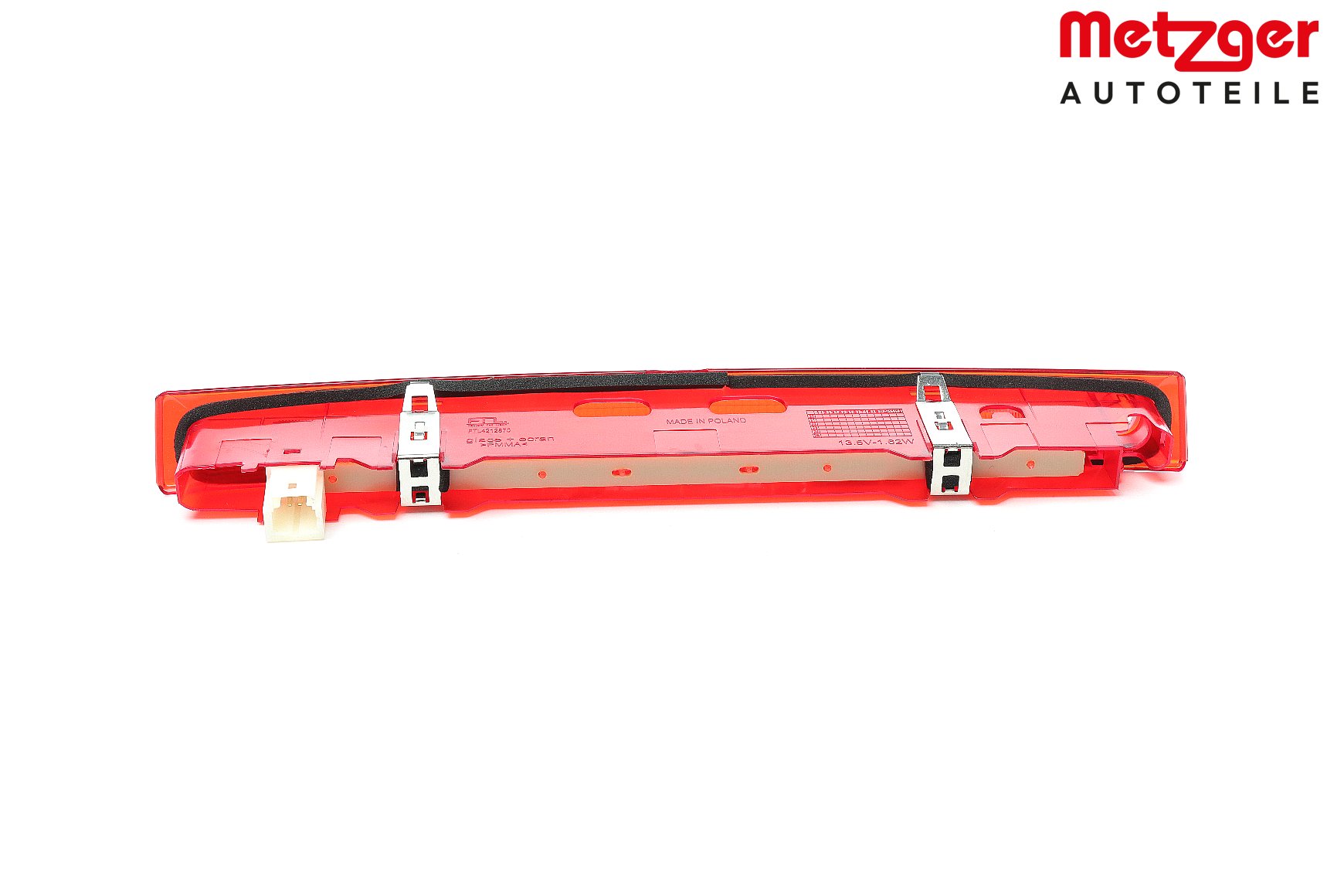 METZGER 2080071: Feu stop additionnel centre, avec porte-lampe, avec signe d'homologation CEE