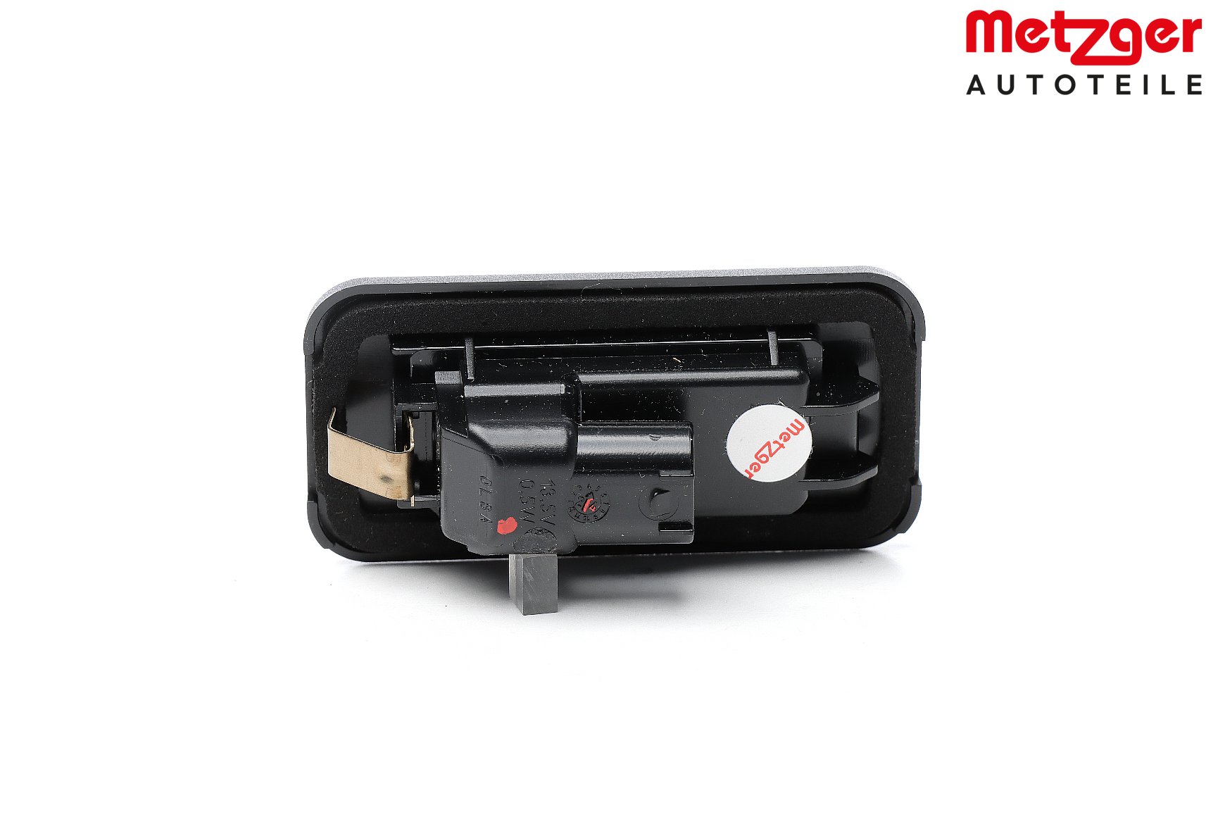 METZGER 2080115: Iluminare numar de circulatie OE-part stanga, dreapta, cu suport bulb, cu LED, cu marcaj E