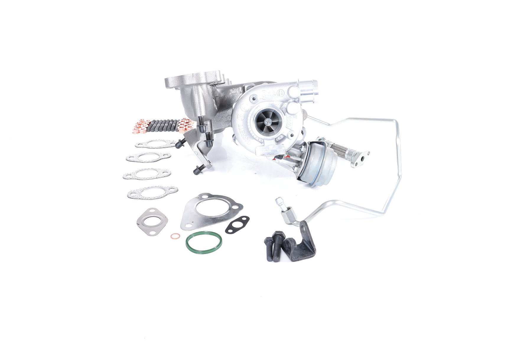 BTS TURBO TURBO SERVICE SET ORIGINAL T981017 Turbokompresorius VOLKSWAGEN Bora Sedanas (1J2) 115 AG dyzelinas kaina