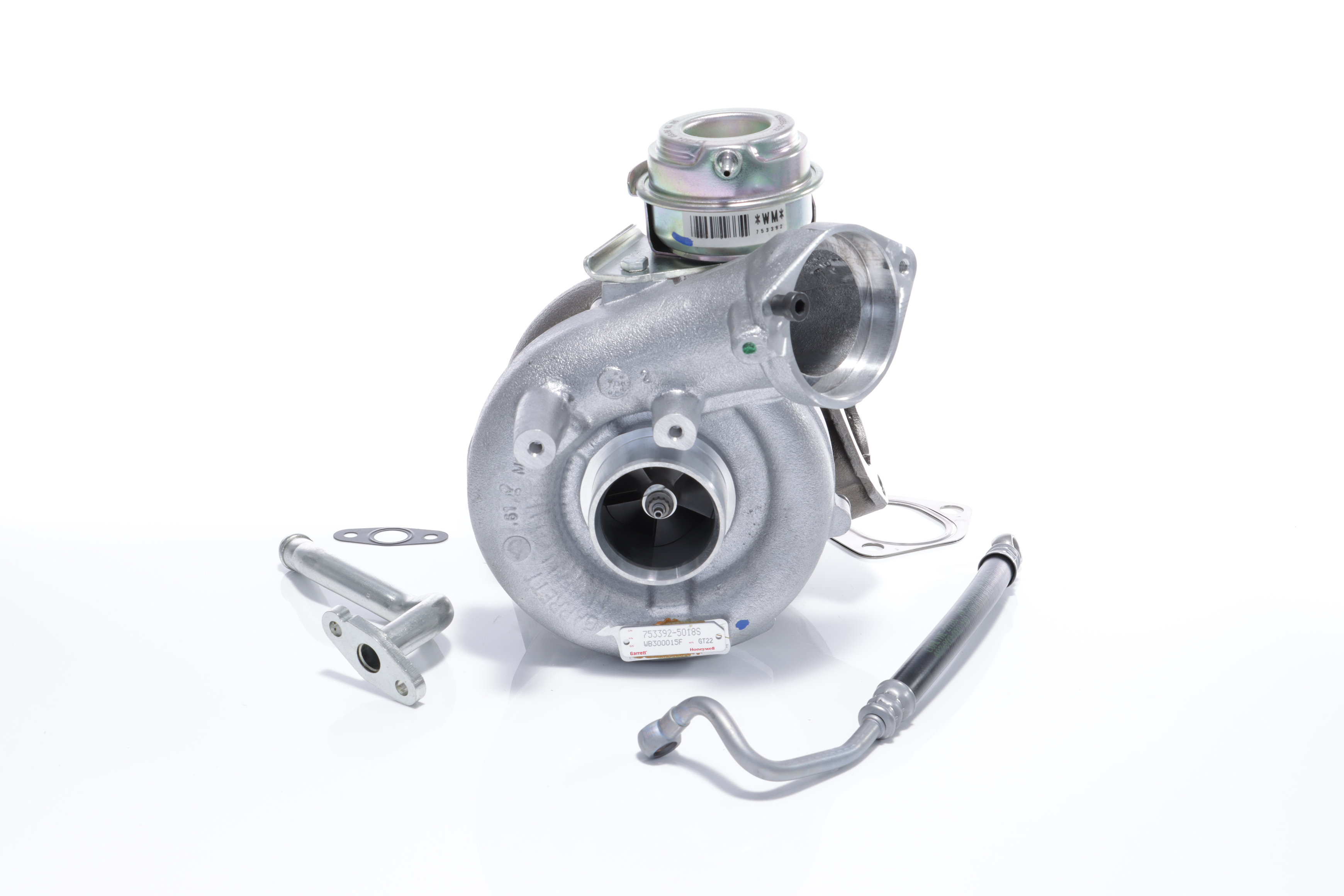 BTS TURBO T981098: Turbocharger met montage-/bevestigingsmateriaal, Met olietoevoerleiding, Met olieafvoerleiding, Met montagehandleiding TURBO SERVICE SET ORIGINAL
