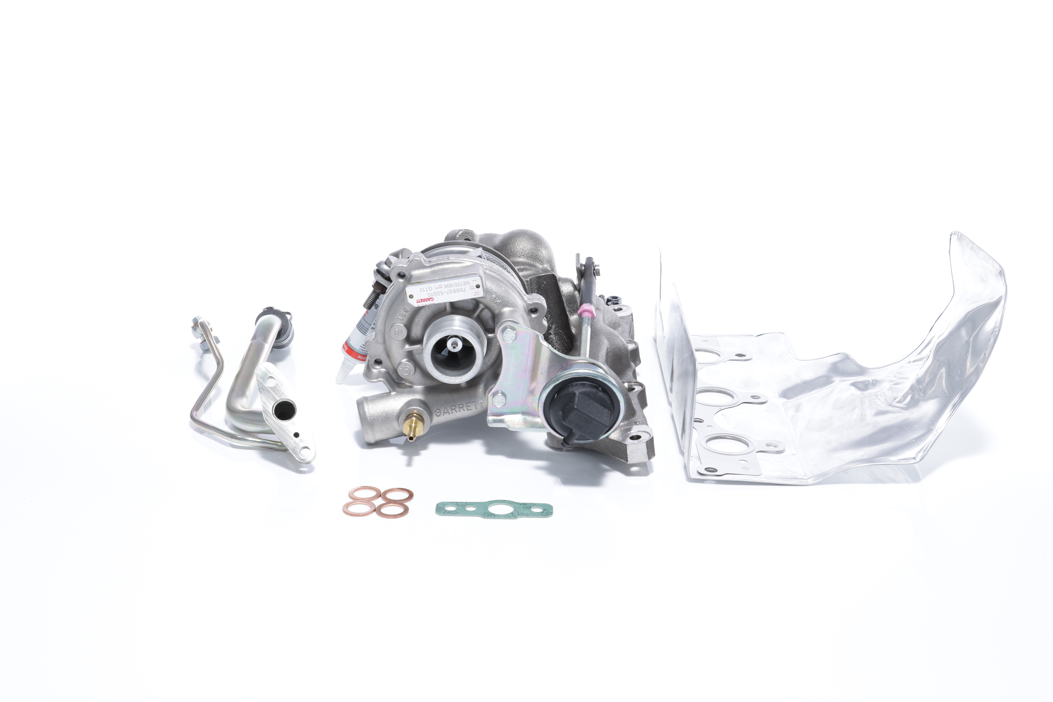 BTS TURBO T981176: Turbolader mit Ölzulaufleitung, mit Ölablaufleitung, mit Anbau-/Befestigungsmaterial TURBO SERVICE SET ORIGINAL