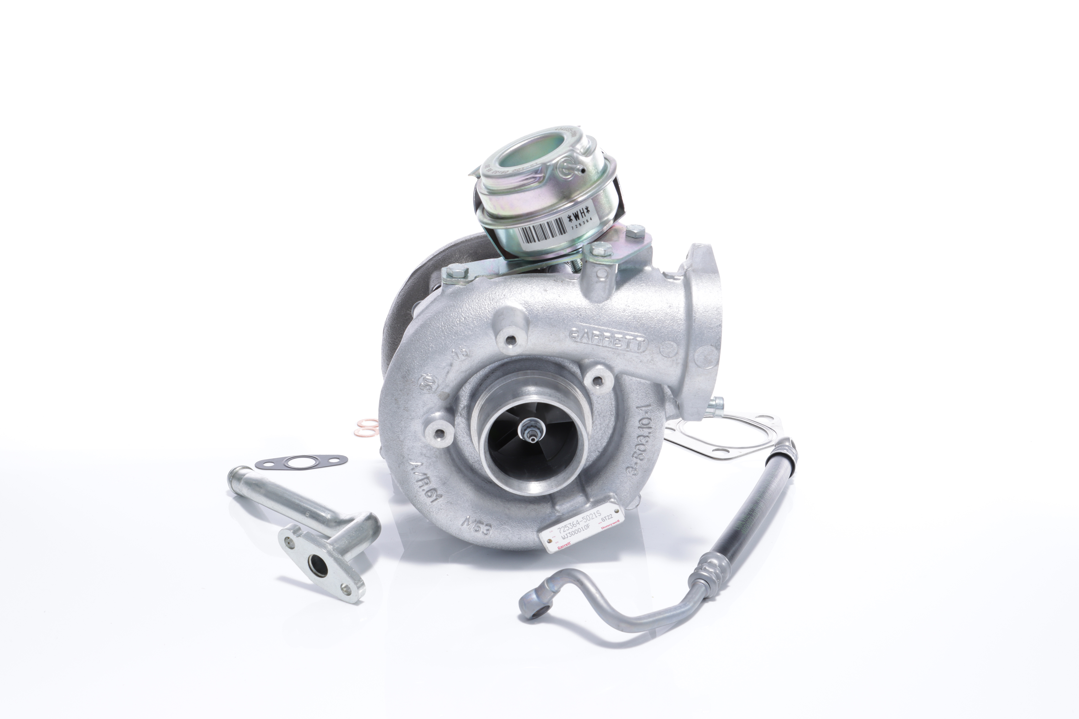 BTS TURBO T981191: Turbocharger Met olietoevoerleiding, Met olieafvoerleiding, met montage-/bevestigingsmateriaal TURBO SERVICE SET ORIGINAL