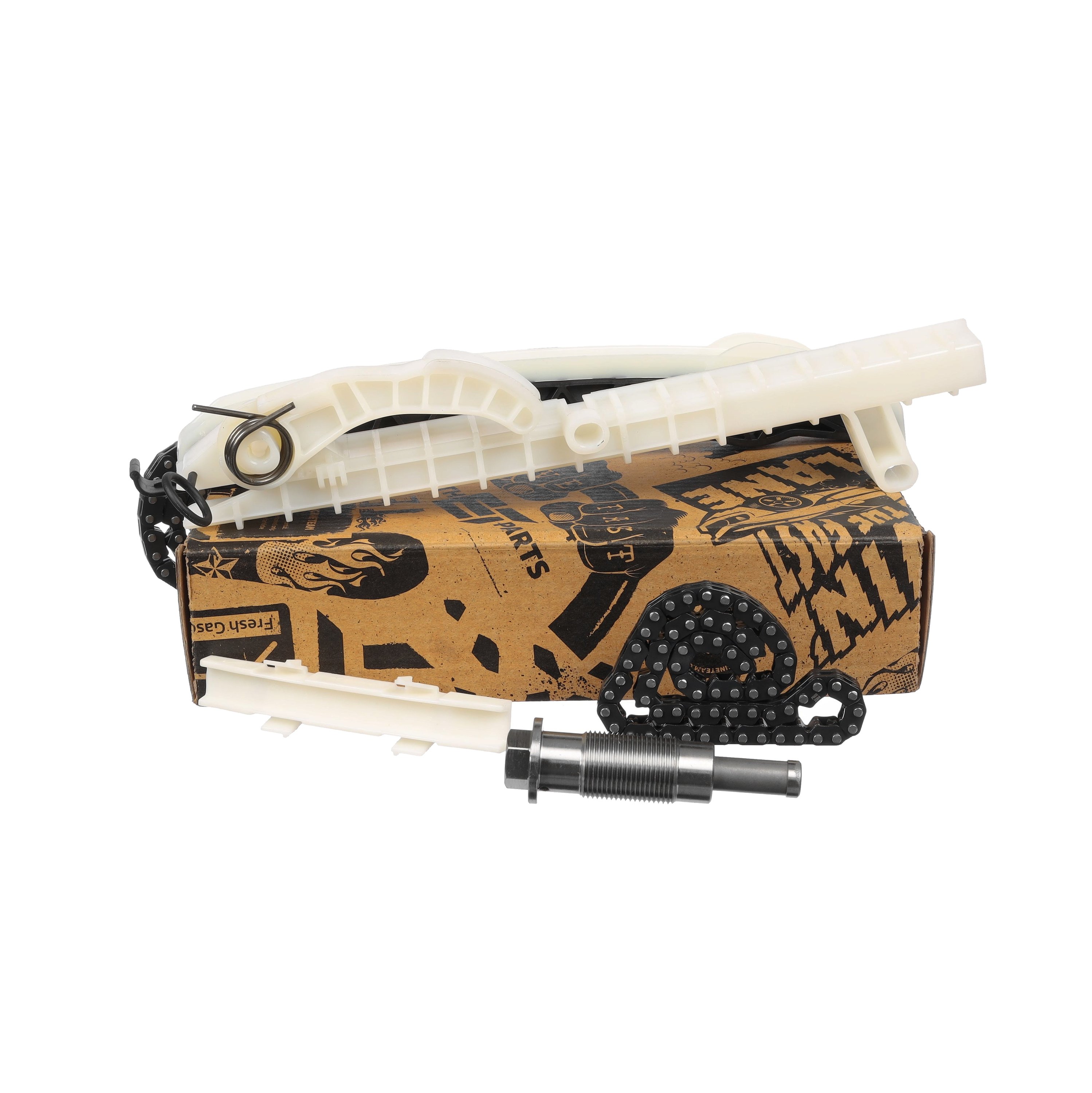 ET ENGINETEAM RS0119: Kit de cadena de distribución boxET – service kit con carril de deslizamiento, con tensor de cadena, con regulador del árbol de levas