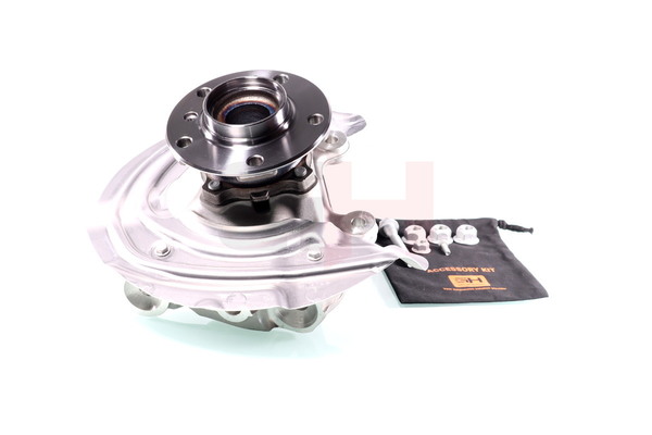 GH GH-281530V: Articulatie directie, suspensie roata Butuc direcție complet Axa fata stanga, cu butuc roata, cu rulment roata, cu capac de protectie la stropire, cu suruburi