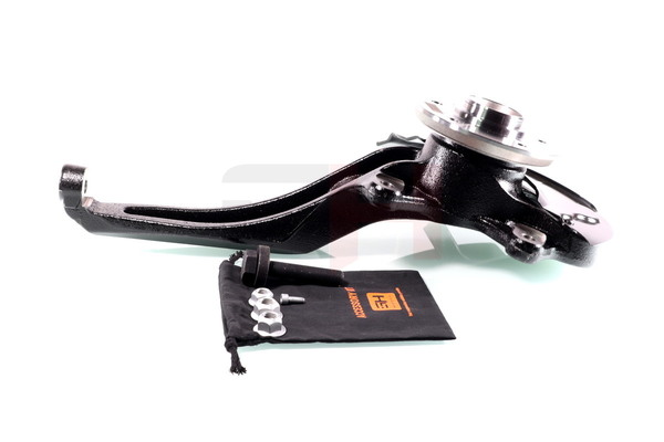 GH GH-289958V: Mangueta de suspensión Mangueta de dirección completa Eje delantero, izquierda, con buje de rueda, con cojinete rueda, con tapa contra salpicaduras, con tornillos