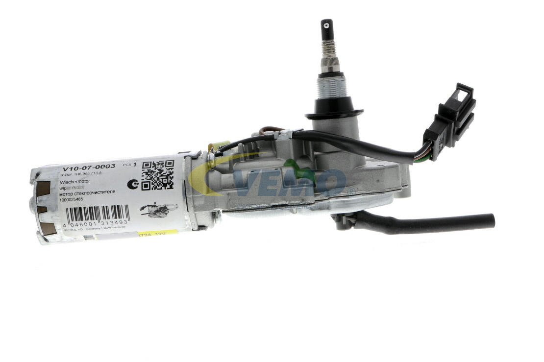 VEMO V10-07-0003: Двигател на чистачките 12волт, отзад Q+, original equipment manufacturer quality
