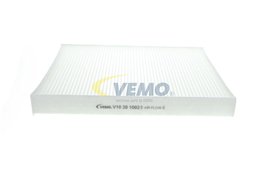 VEMO V10-30-1002: Filtr, vzduch v interiéru papír, Čistící filtr, Vložka filtru Original Quality