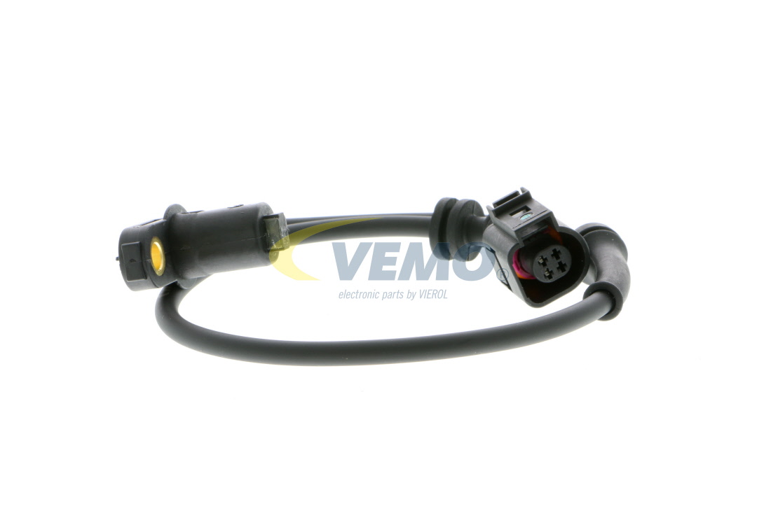 VEMO V10-72-1078: Sensor ABS Eje delantero, derecha, 550mm, con cable Original Quality